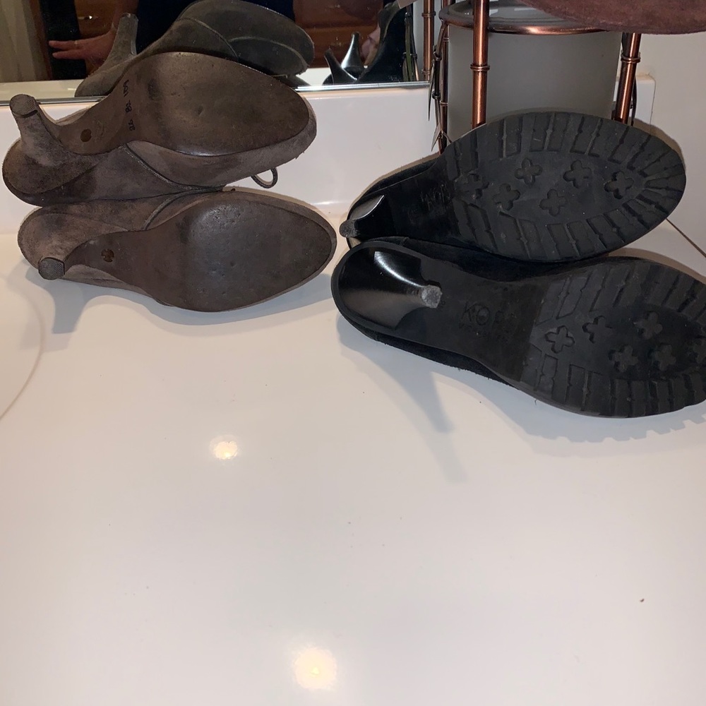 Two pairs of suede heels Michael Kors farylrobin - Picture 3 of 11